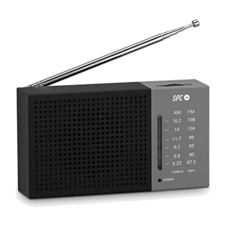 SPC Rádio analógico portátil com antena telescópica