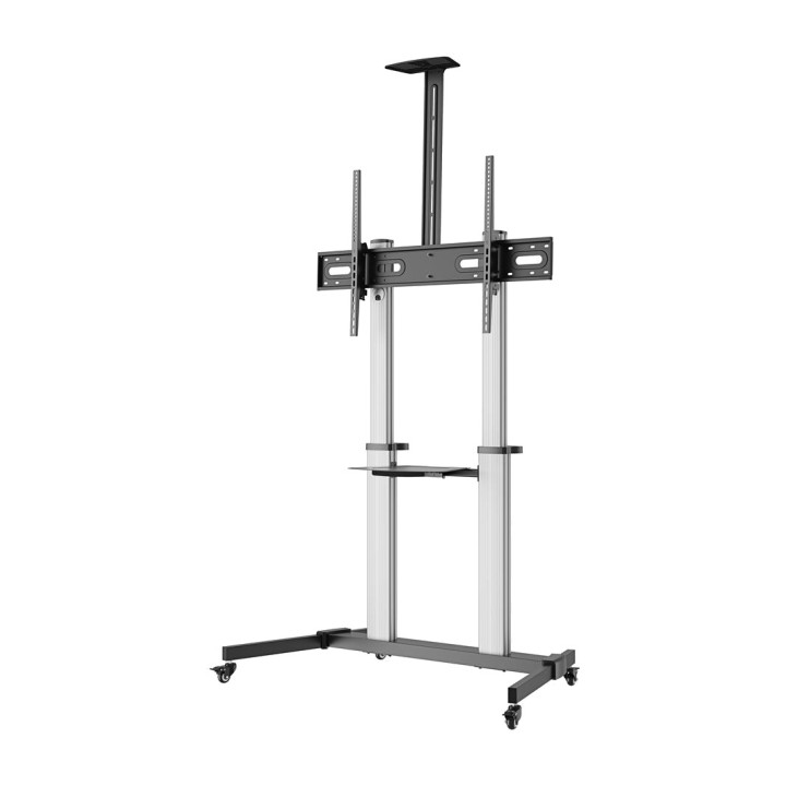 EWENT Soporte de suelo con ruedas de aluminio para televisor