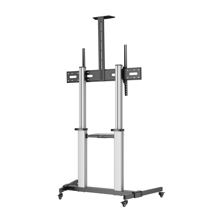 EWENT Soporte de suelo con ruedas de aluminio para televisor