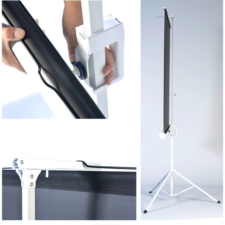 PHOENIX Portable projection screen with tripod 80" 145X145CM