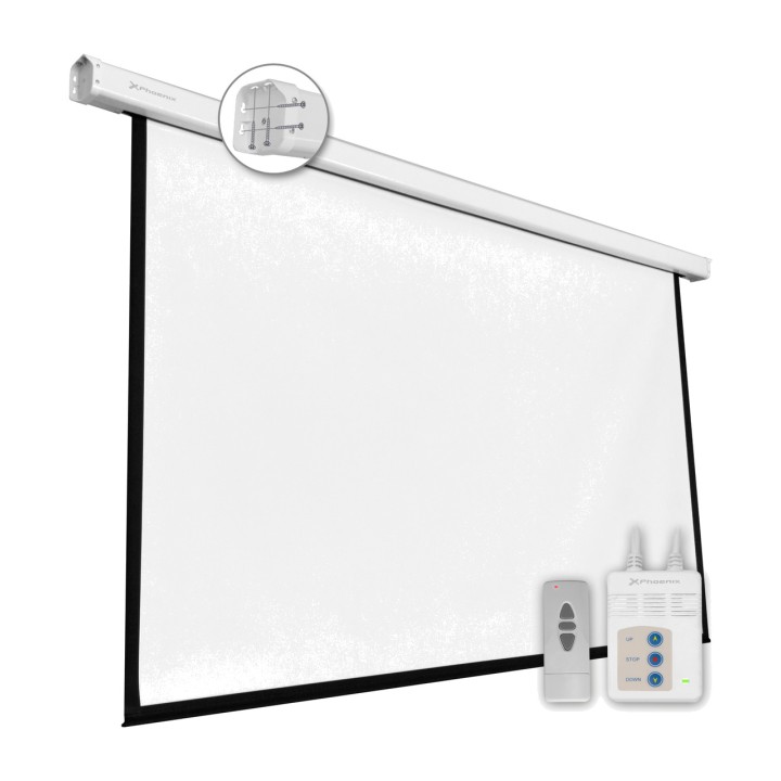 PHOENIX Electric motorised projection screen for wall and