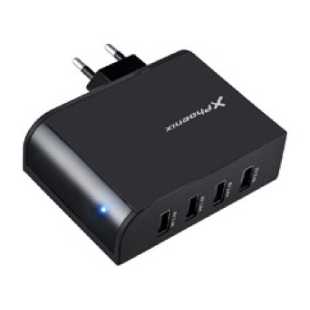 seinälaturi, 4 usb-porttia 5,1v 2,1a