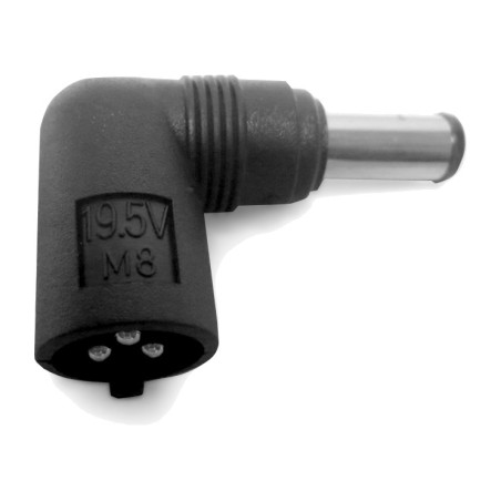 punta conectora para cargador universal de portátil din3-m8 19v 90w