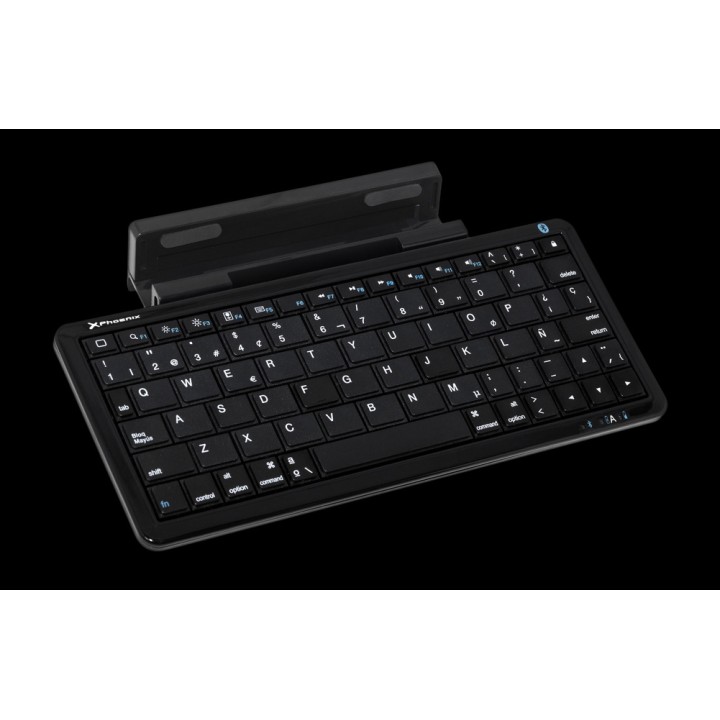 PHOENIX Mini tastiera Bluetooth con supporto per tablet e