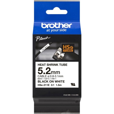 tubo termorestringente per etichettatrice hse 5,2mm x 1,5m