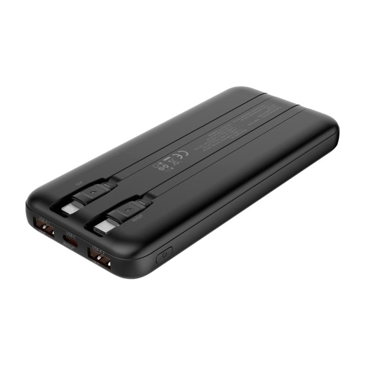 COOLBOX Bateria externa com ecrã LCD e carregamento rápido