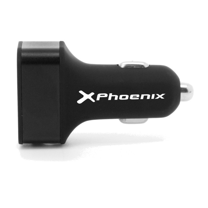 PHOENIX Caricatore da auto per accendisigari con 3 porte USB