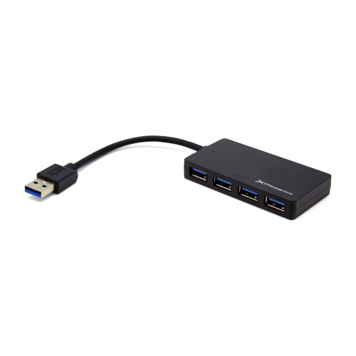 PHOENIX Hub USB à 4 ports pour ordinateur portable 3.0