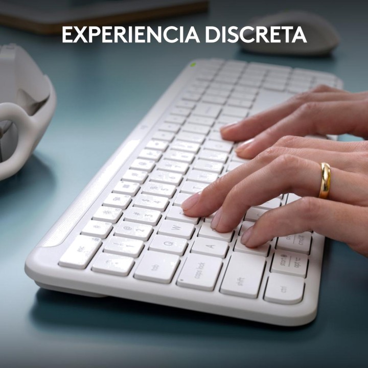 LOGITECH Ensemble clavier et souris sans fil ultrafin en