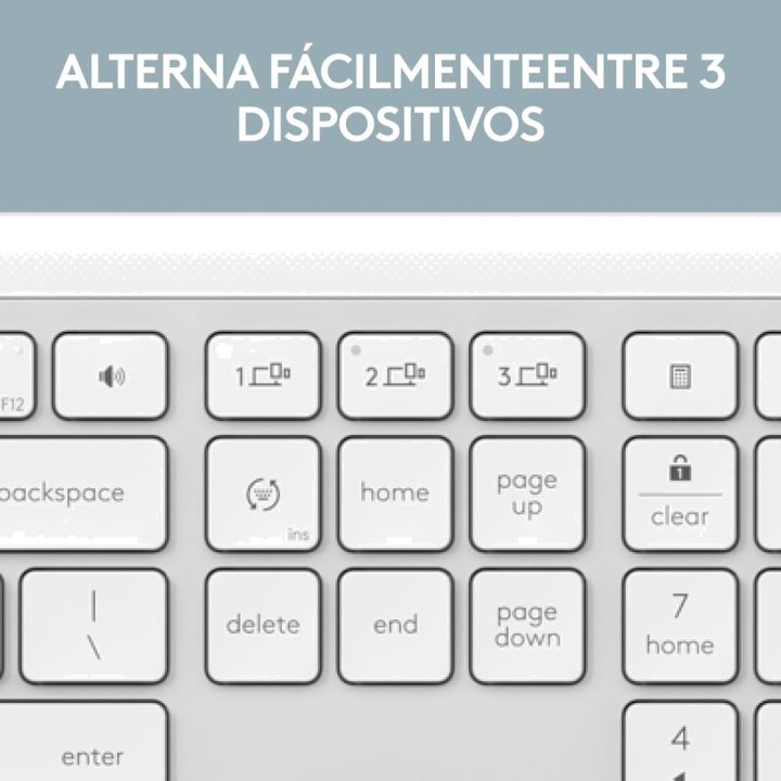 LOGITECH Combo tastiera e mouse wireless ultrasottile in