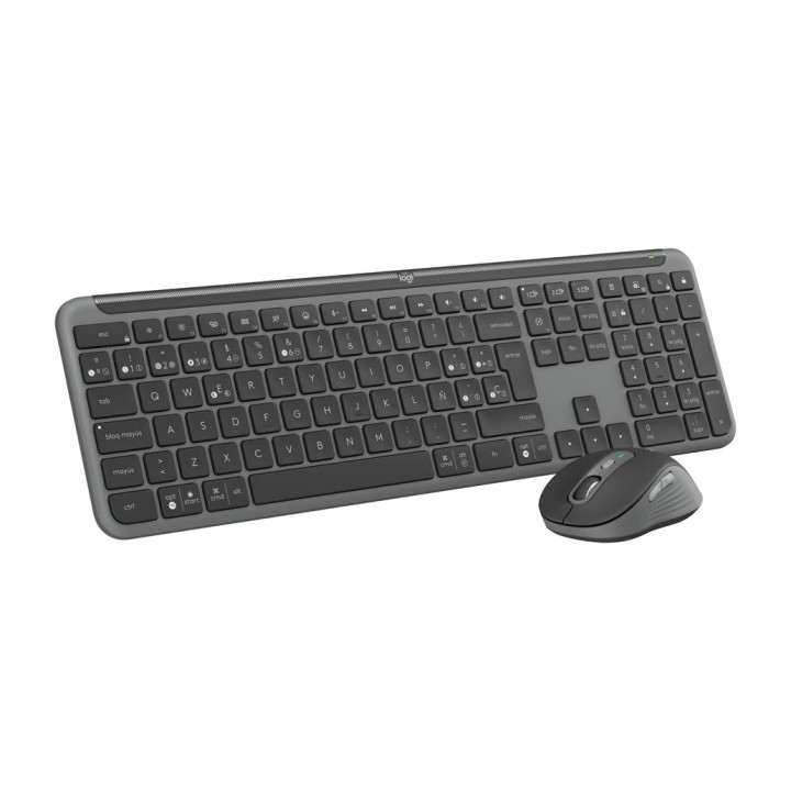 LOGITECH Combo tastiera e mouse wireless ultrasottile in
