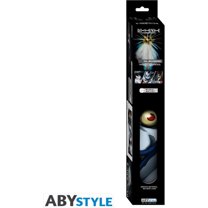 ABYSTYLE Gamingmusemåtte DEATH NOTE L-KIRA-RYUK XXL