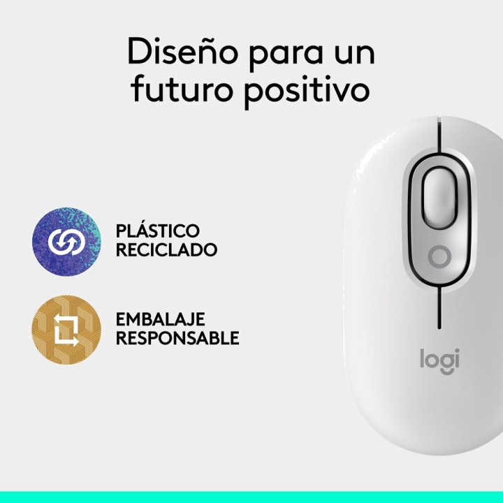 LOGITECH Mouse wireless Bluetooth con pulsante emoji