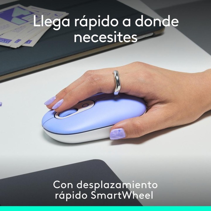 LOGITECH Bezdrôtová Bluetooth myš s tlačidlom emoji
