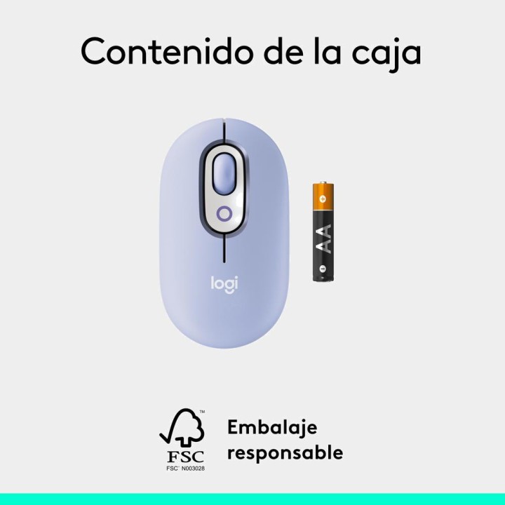 LOGITECH Bezdrôtová Bluetooth myš s tlačidlom emoji