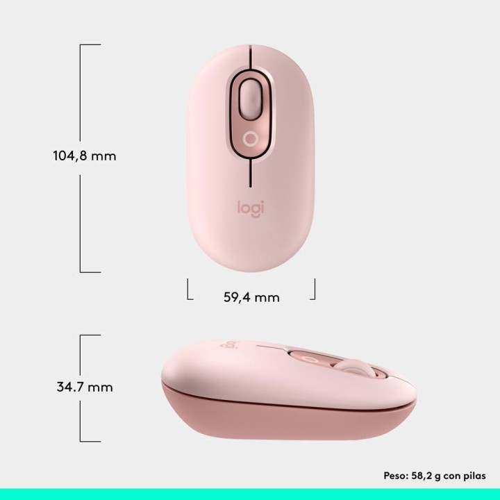 LOGITECH Mouse wireless Bluetooth con pulsante emoji