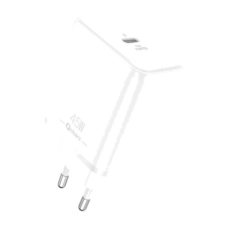 cargador gan de carga rápida con puerto usb-c hermes-45w