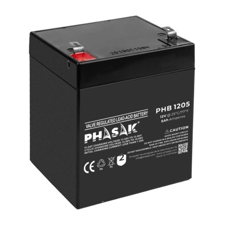 verschlossene blei-säure-batterie für usv 12v 5ah phb-1205