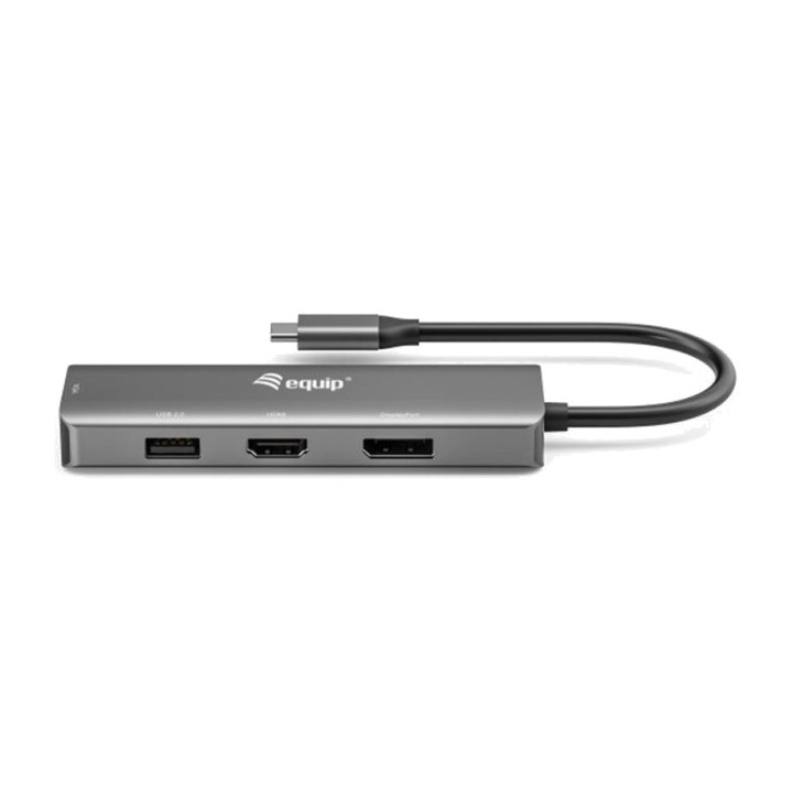 EQUIP USB-C multiportadapter 4 i 1 med HDMI, DisplayPort och