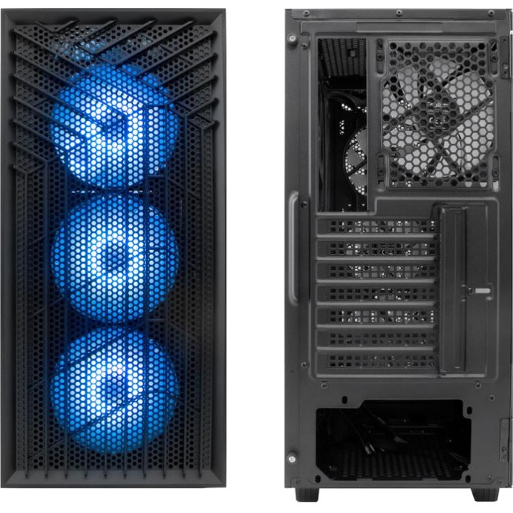 COOLBOX Mid-tower gaming-pc-behuizing met gehard glas en