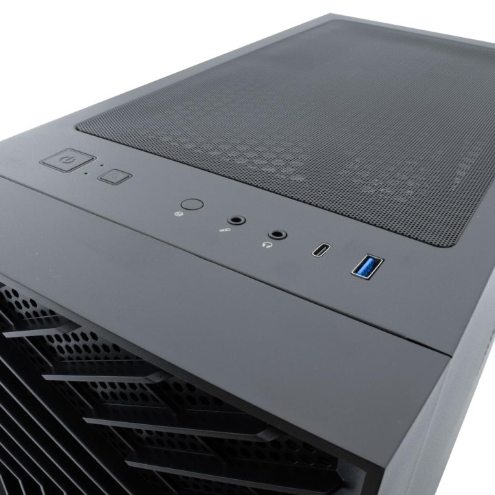 COOLBOX Caixa per a PC gaming semitorre amb vidre temperat i