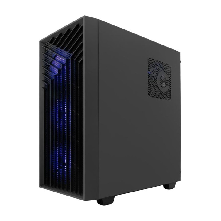COOLBOX Herná skrinka PC typu semitower s tvrdeným sklom a