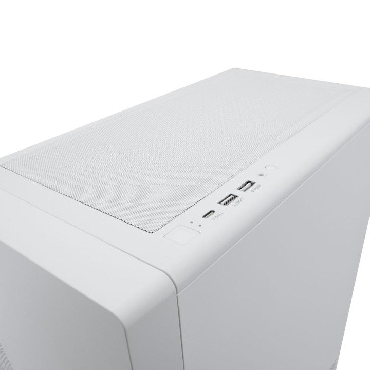 COOLBOX Carcasă PC gaming cu panou frontal iluminat ARGB și