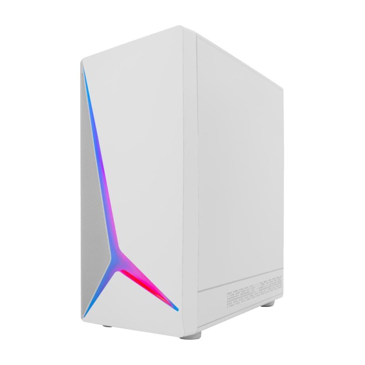 COOLBOX Carcasă PC gaming cu panou frontal iluminat ARGB și