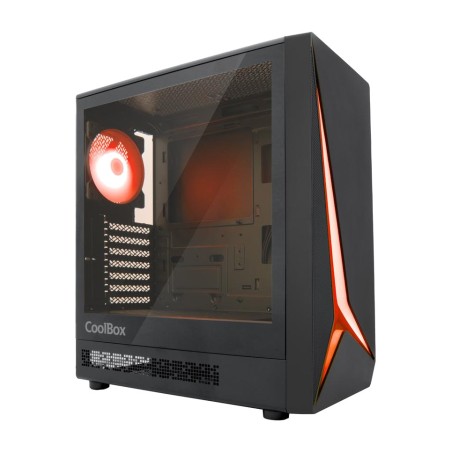herná skrinka pc s podsvieteným predným panelom argb a tvrdeným sklom ga450-atx star-light