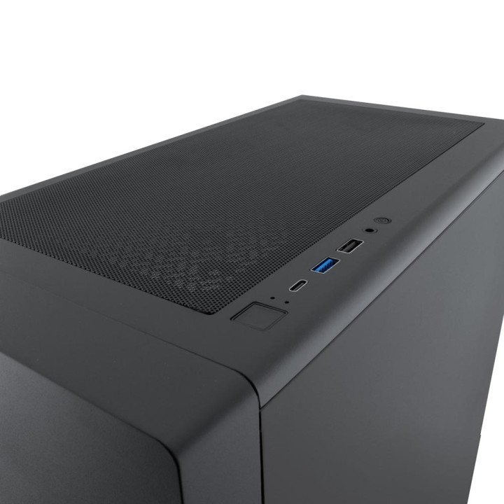 COOLBOX Case per PC gaming con frontale ARGB illuminato e