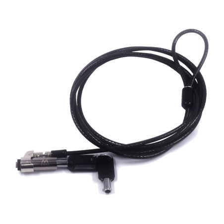 laptop anti-theft cable with key for nano slot ew1239 1,8m