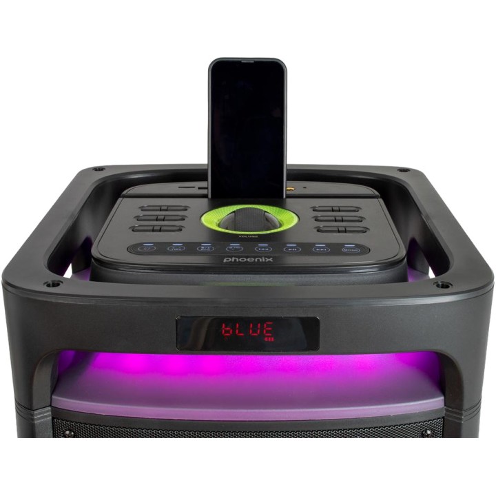 PHOENIX Trolley-kaiutin Bluetoothilla, akulla, 2