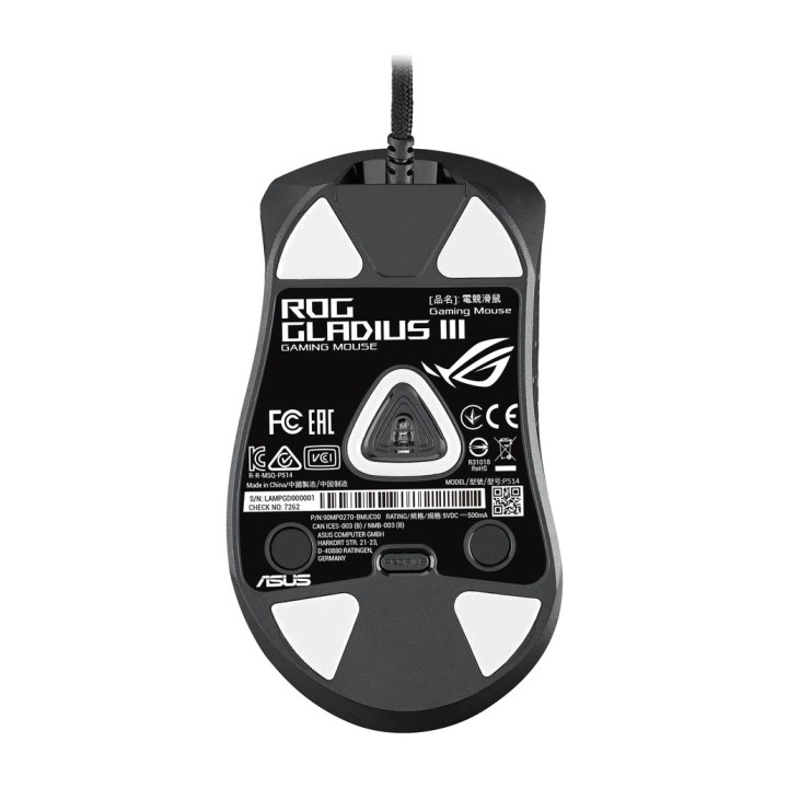 ASUS Mouse da gaming cablato per destrimani ROG GLADIUS III