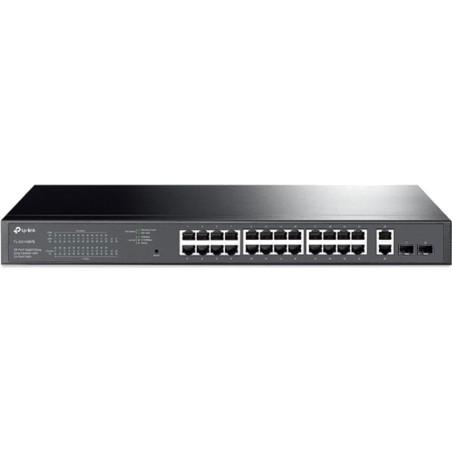 switch gestionable gigabit de 28 puertos con 24 poe+ tl-sg1428pe easy-smart 250w