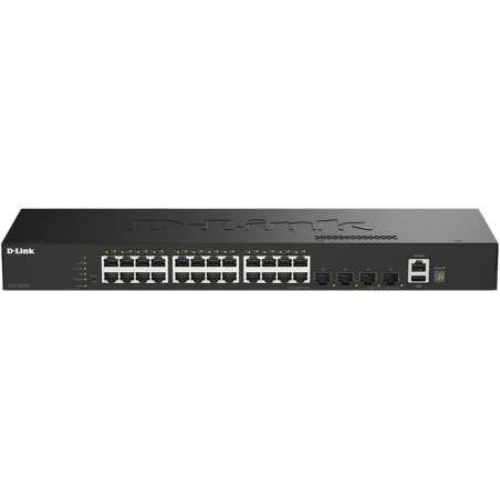 switch gestionable apilable de 24 puertos gigabit y 4 sfp+ dgs-1530-28 10g