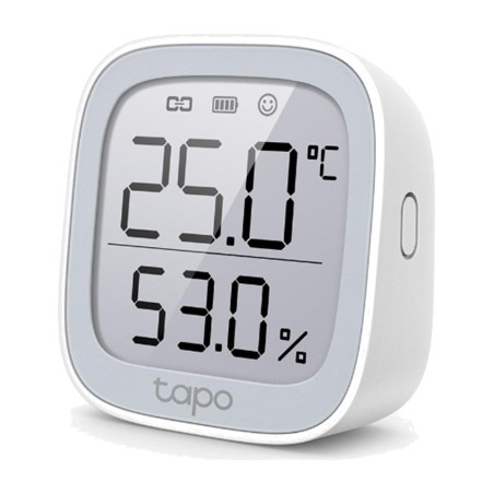smart temperature and humidity sensor with display tapo t315