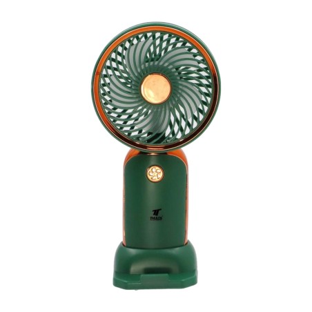 mini ventilador portátil recargable con base kool-breeze th-mfn-05 250mah