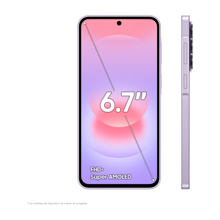 SAMSUNG Olåst smartphone med dual SIM på 6,7 tum GALAXY-A37