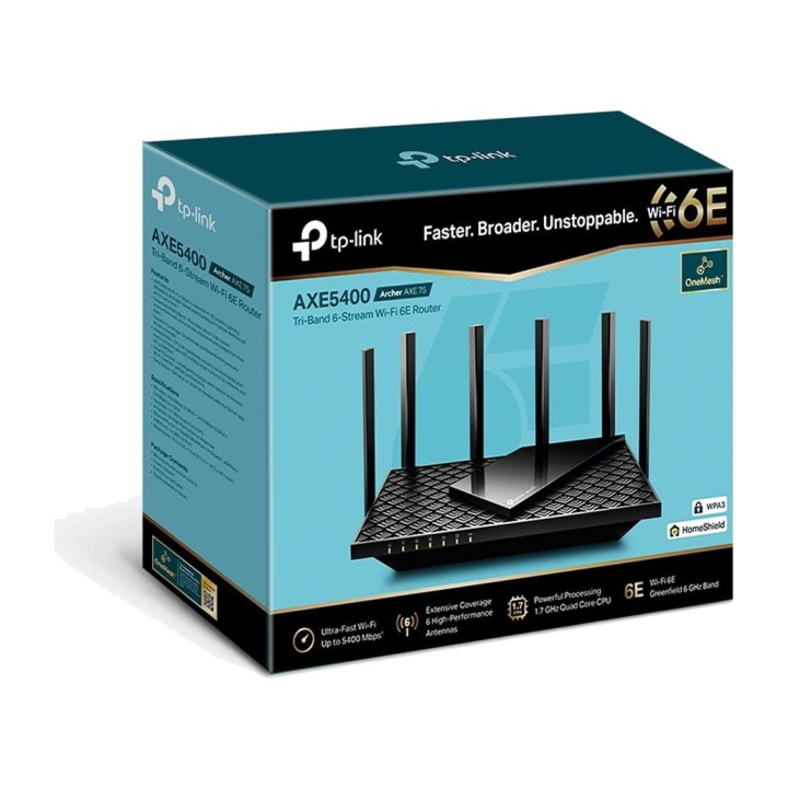 TP-LINK Routeur WiFi 6E tri-bande avec USB 3.0 ARCHER-AXE75