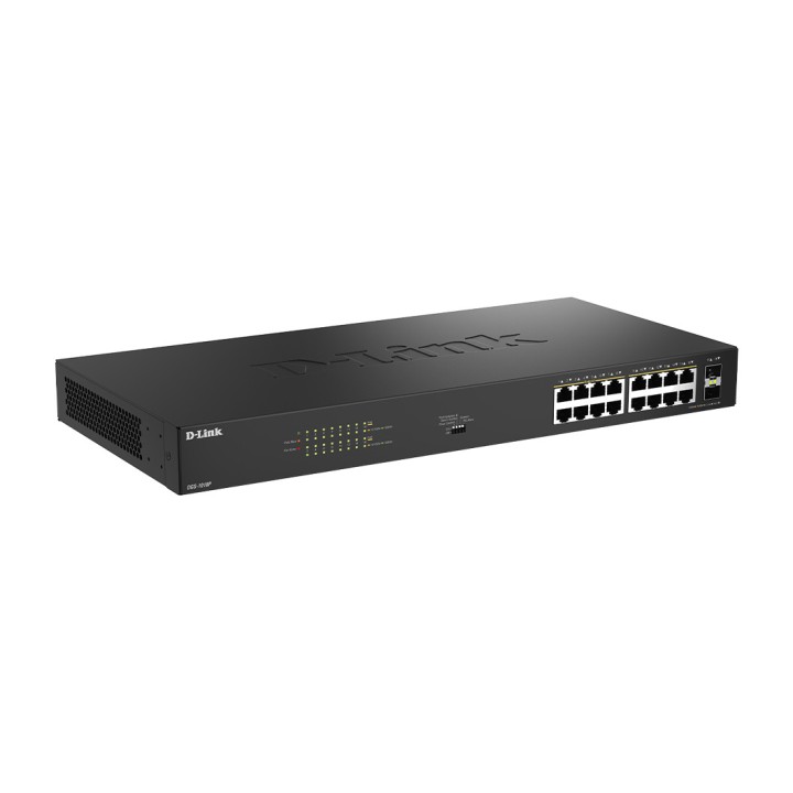 D-LINK Switch no gestionado de 18 puertos PoE DGS-1018P