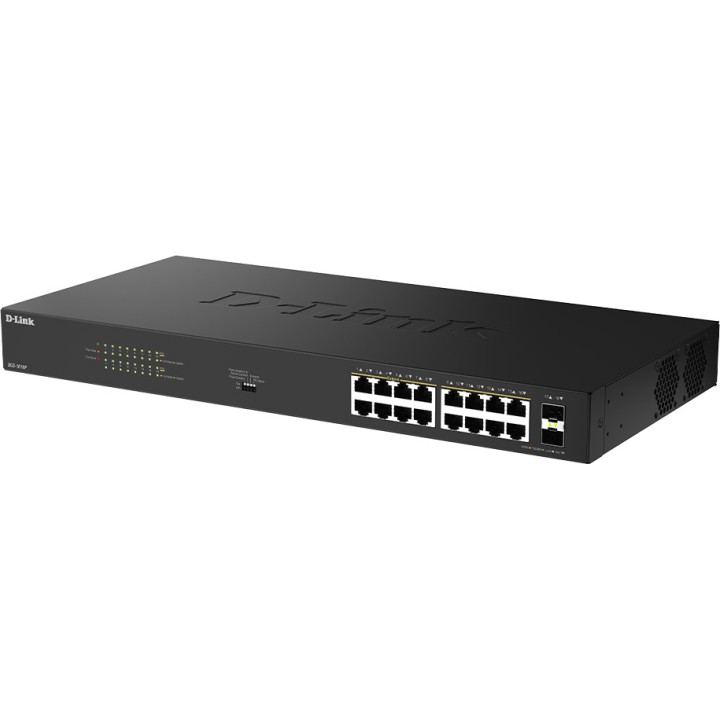D-LINK Unmanaged PoE-Switch mit 18 Ports DGS-1018P