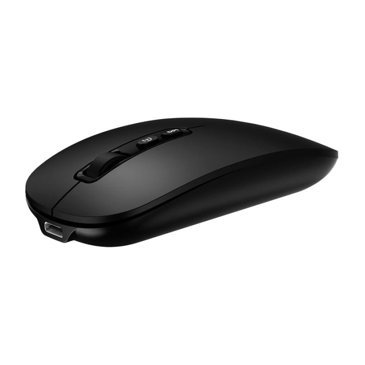 COOLBOX Mouse wireless silenzioso ricaricabile con pulsante