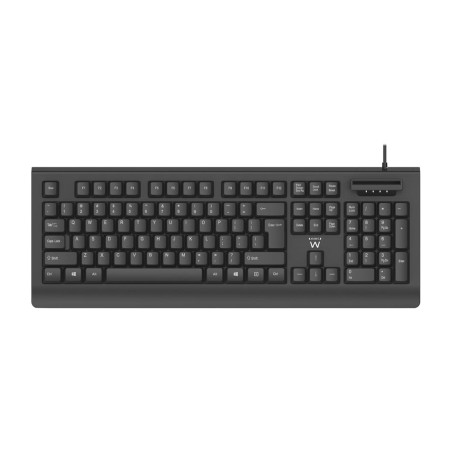 kabelgebundene tastatur mit elektronischem ausweisleser ew3286 usb-qwerty-es