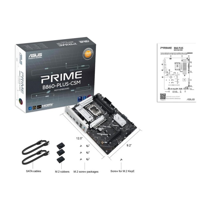 ASUS Placa-mãe ATX para Intel PRIME B860-PLUS-CSM LGA1851