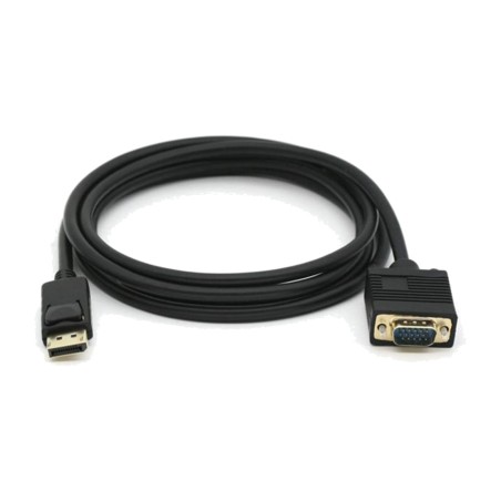 převodní kabel displayport na vga s konektory samec 1920x1200 2m