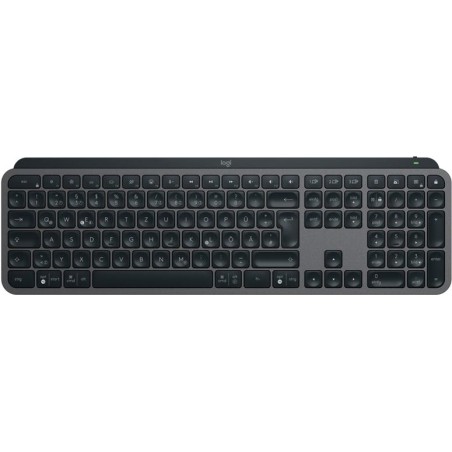 wiederaufladbare kabellose tastatur mit hintergrundbeleuchtung und smart actions auf spanisch mx-keys-s qwerty-es