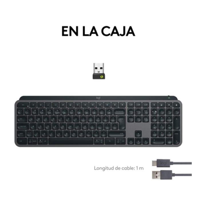 LOGITECH Wiederaufladbare kabellose Tastatur mit