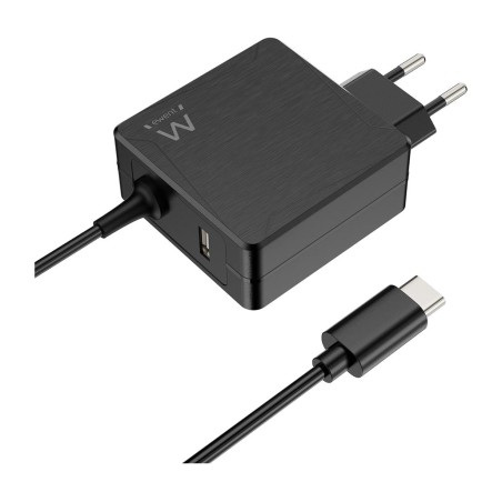 încărcător de perete cu power delivery și port suplimentar ew3978 65w 1xusb-c 1xusb-a