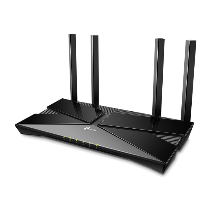 TP-LINK Dual-band WiFi 6 router with 4 Gigabit ports