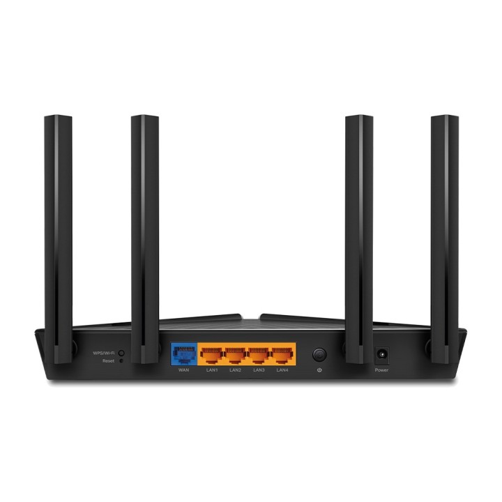 TP-LINK Dualband-WiFi-6-Router mit 4 Gigabit-Ports